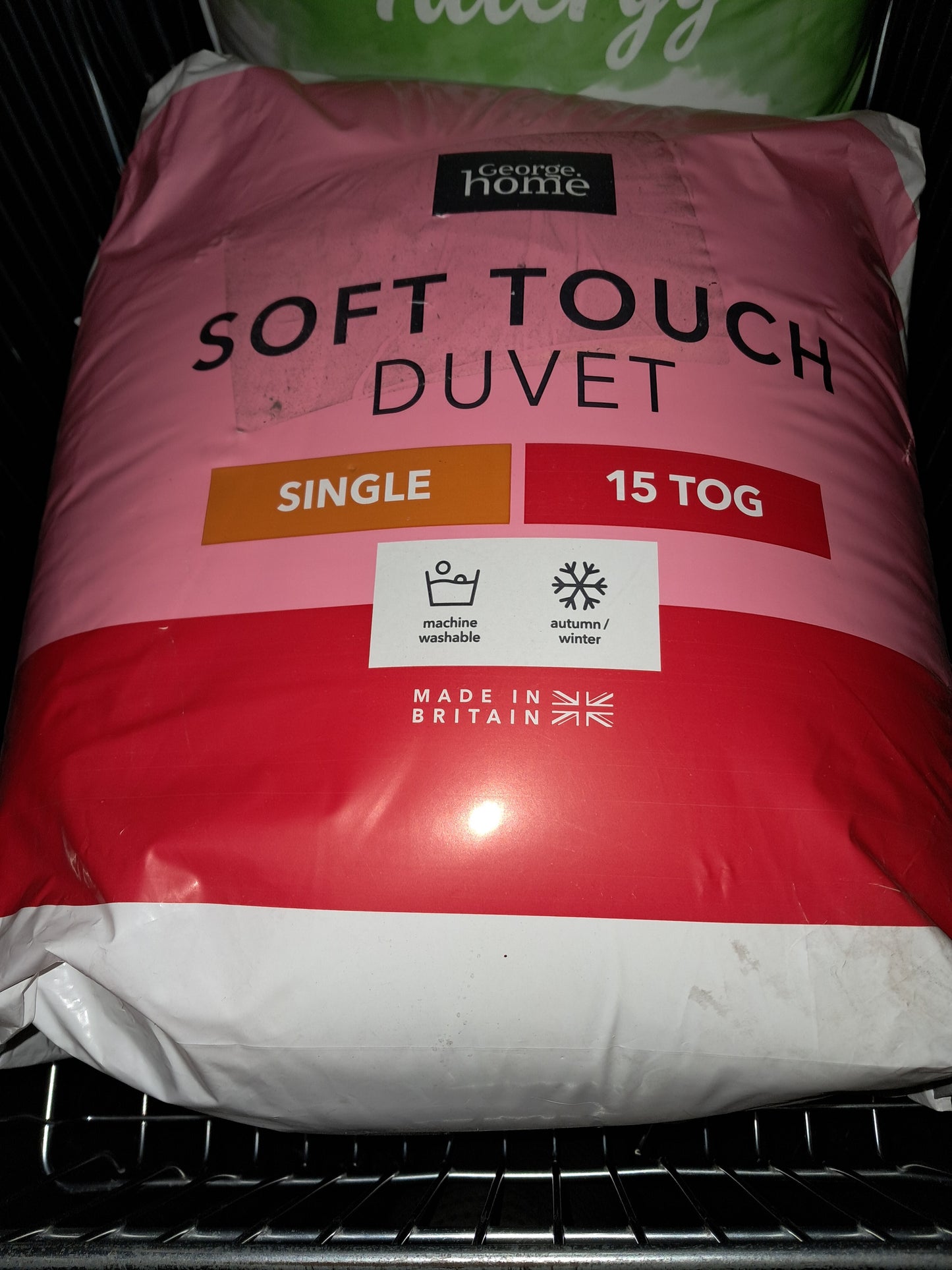 George home soft touch duvet single 15 tog