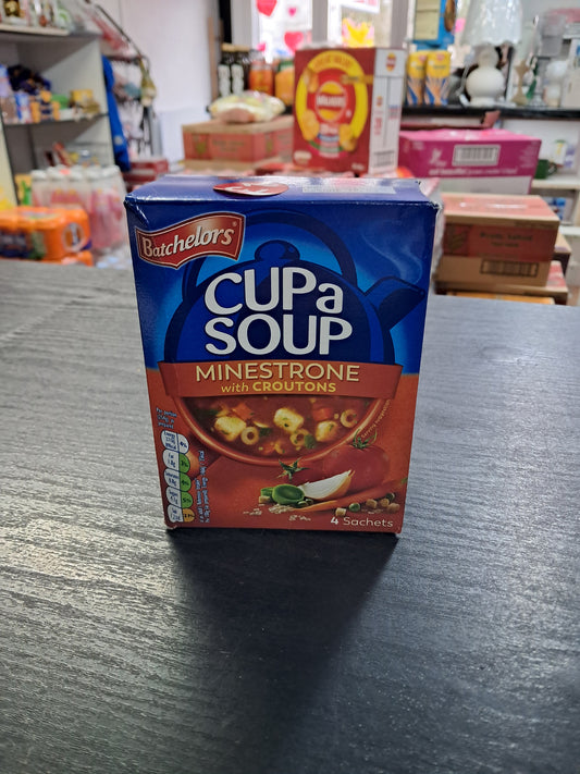 Cup a soup minestrone with croutons