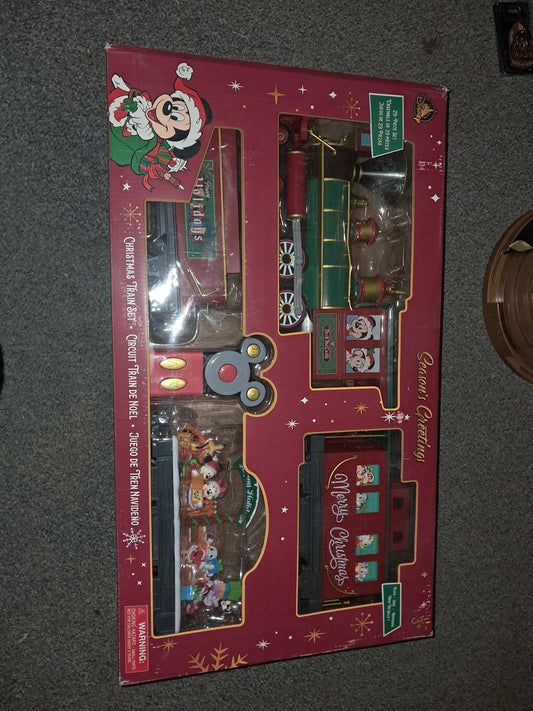 Disney seasons greetings christmas train set