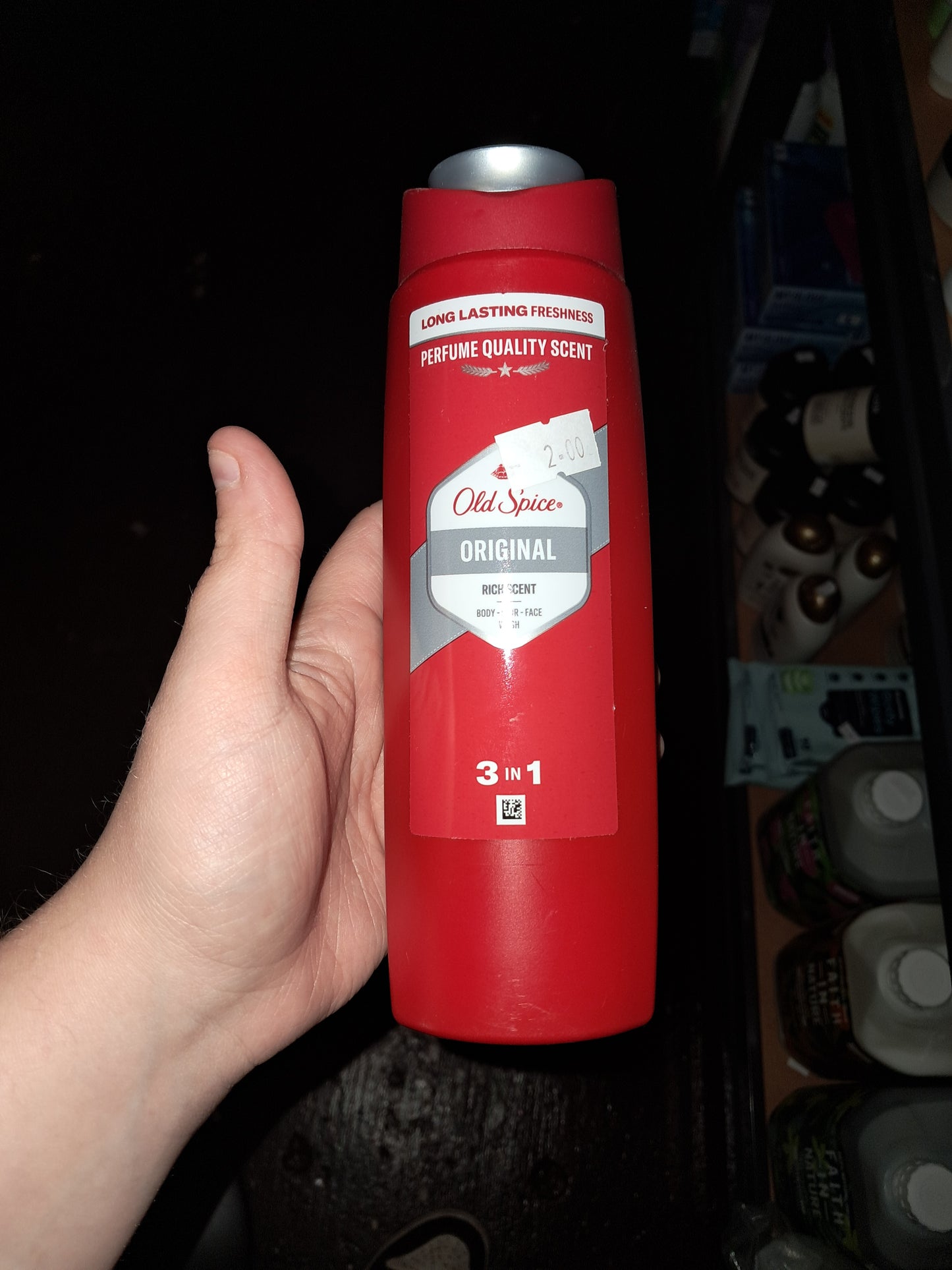 Old Spice original body/ hair and face wash 250ml