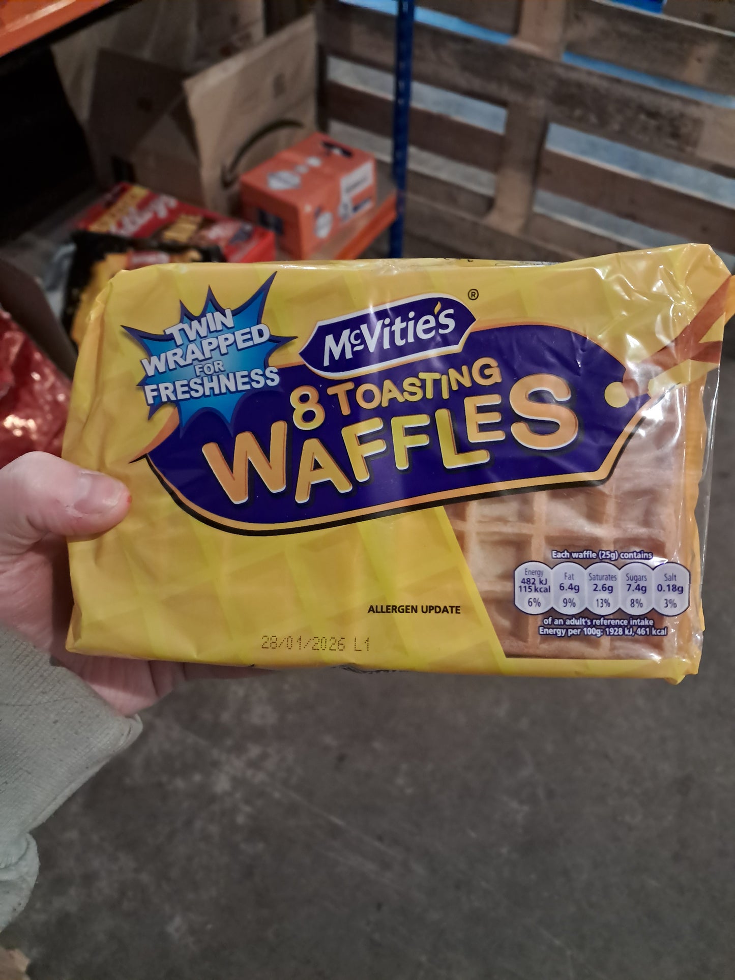 Mcvities waffles