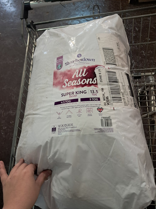 Slumberdown all seasons superking 13.5tog