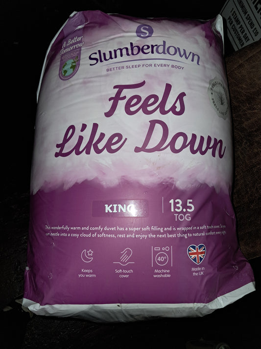 Slumberdown feels like down king 13.5 tog