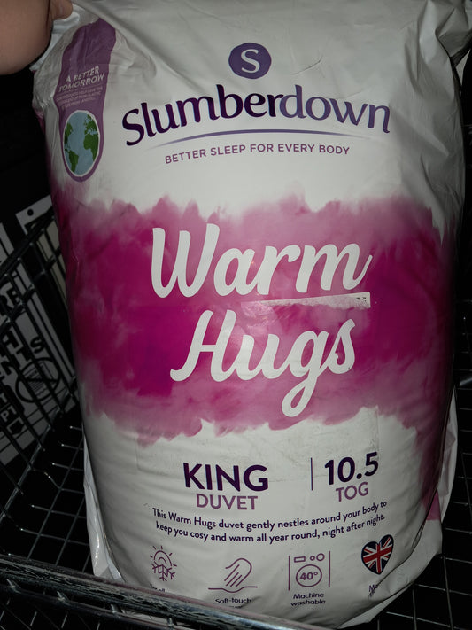 Slumberdown warm hugs king duvet 10.5 tog