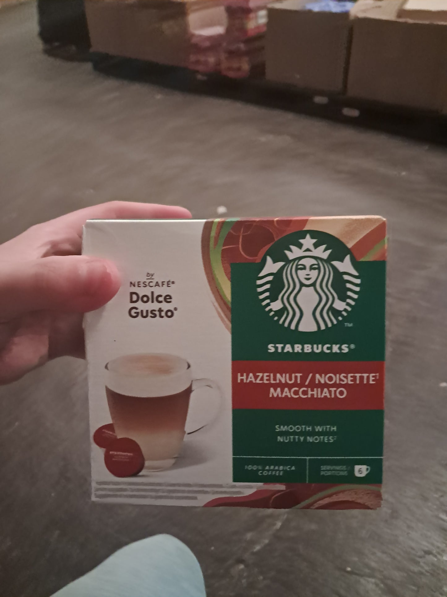 Dolce gusto starbucks hazelnut