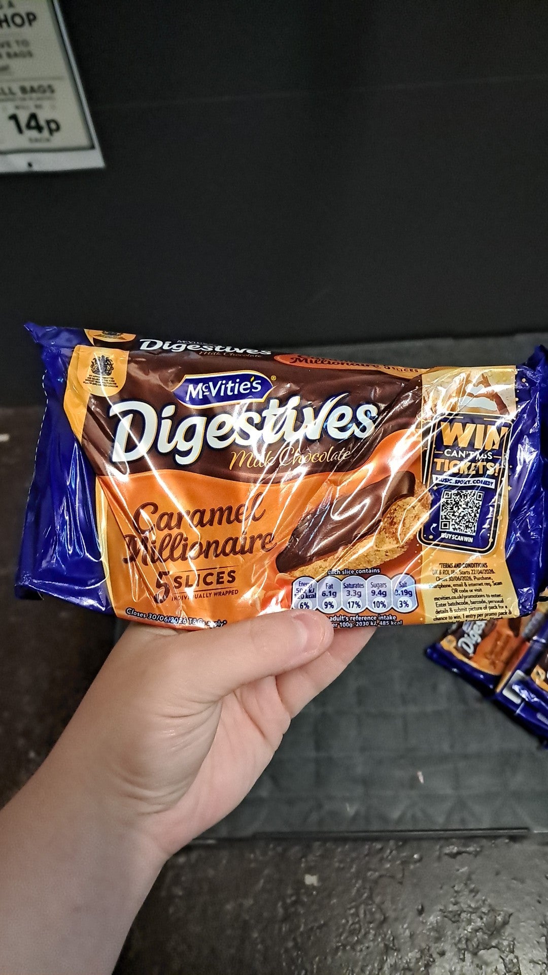 Mcvities digestives caramel millionaire