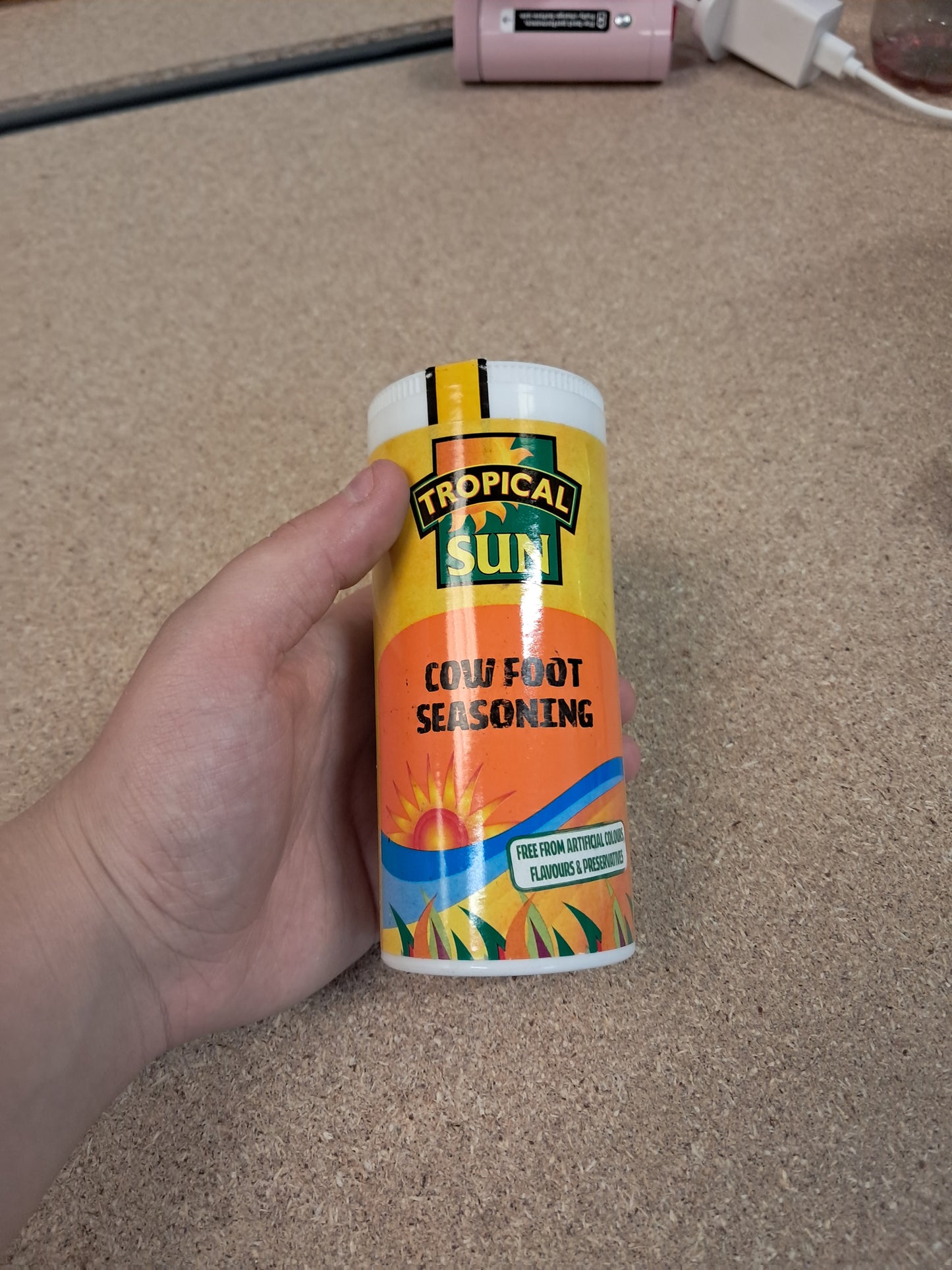 Tropical sun cow foot seasoning