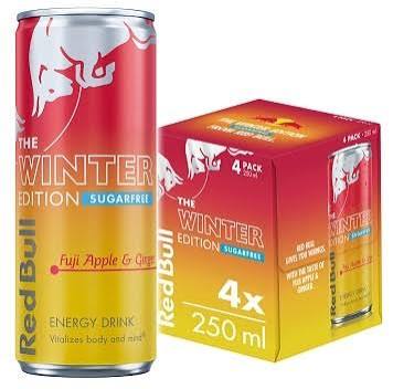 The winter edition Red Bull  4 pack 250ml