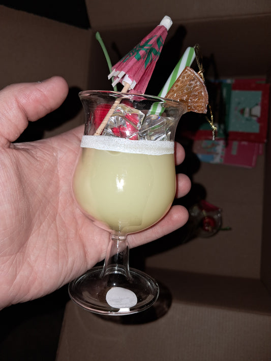 Set of 3 PINA COLADA BAUBLES! COLLECTION ONLY