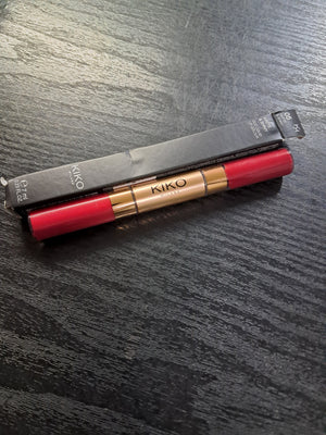 Kiko milano duo liquid lip colour matte and shiny