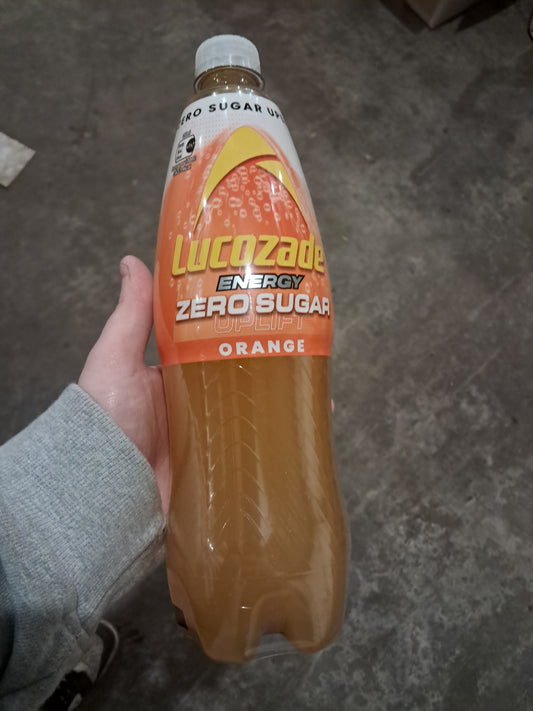 Lucozade orange zero sugar