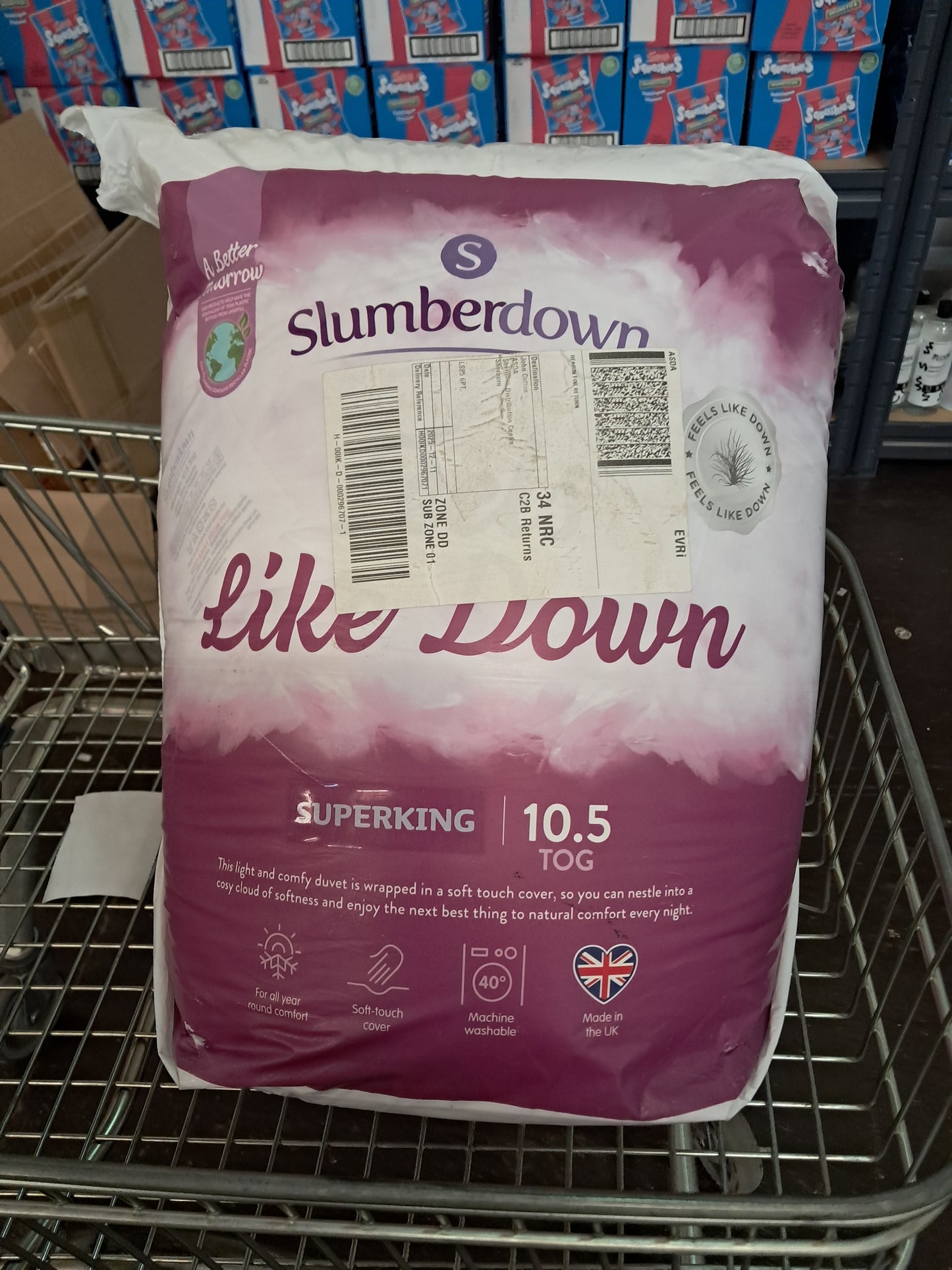 Slumberdown feels like down superking 10.5 tog