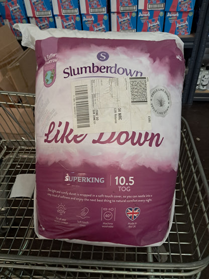 Slumberdown feels like down superking 10.5 tog