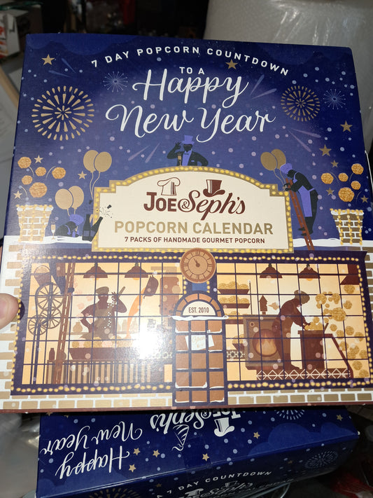 Joe & sephs 7 days popcorn calender
