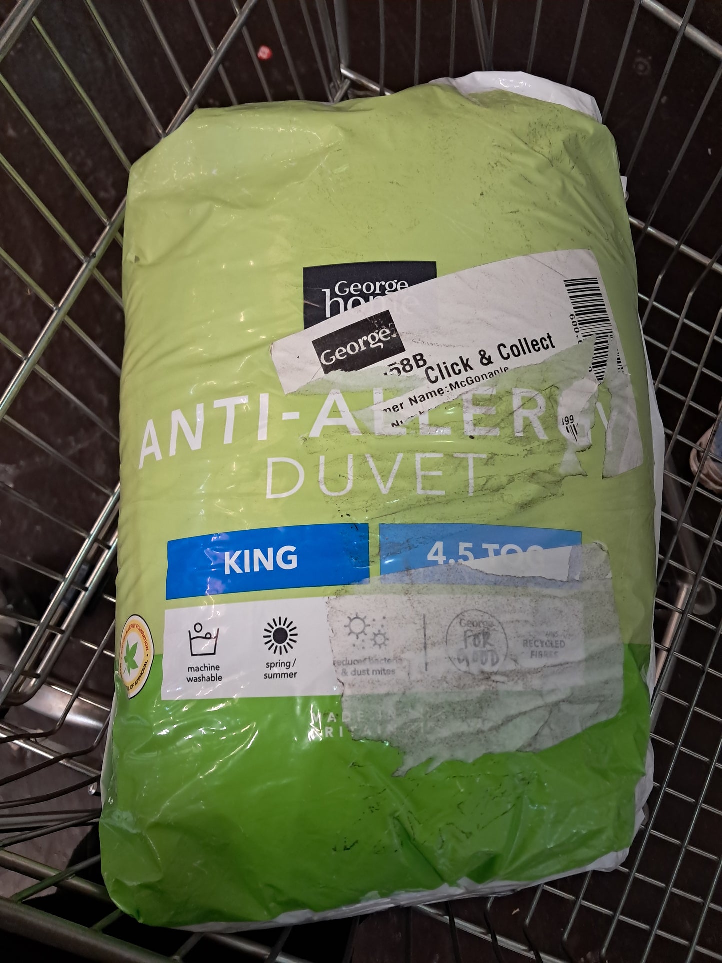 George home anti-allergy king 4.5 tog