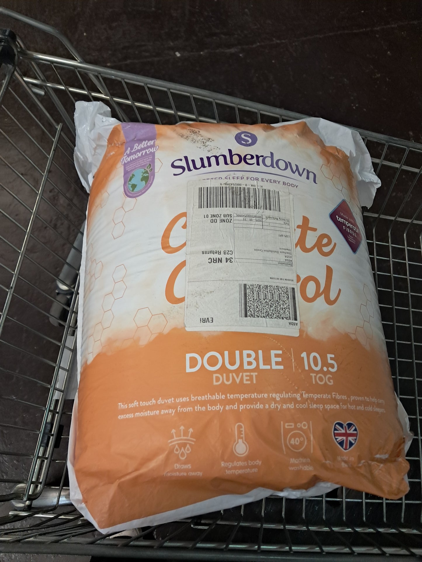 Slumberdown climate controle double duvet 10.5 tog