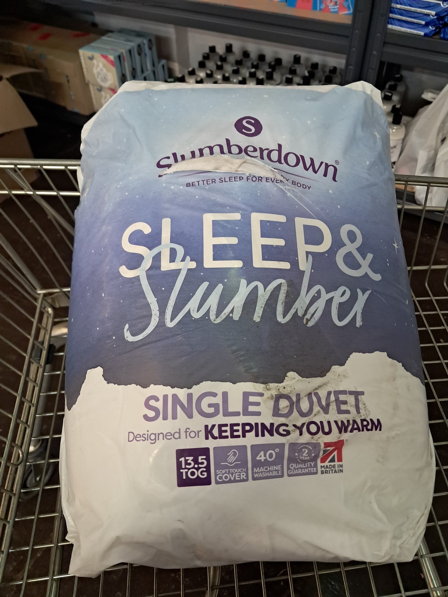 Slumberdown sleep and slumber single duvet