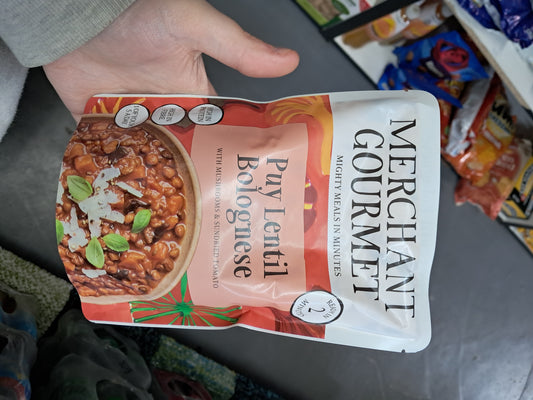 Merchant gourmet puy lentil bolognese