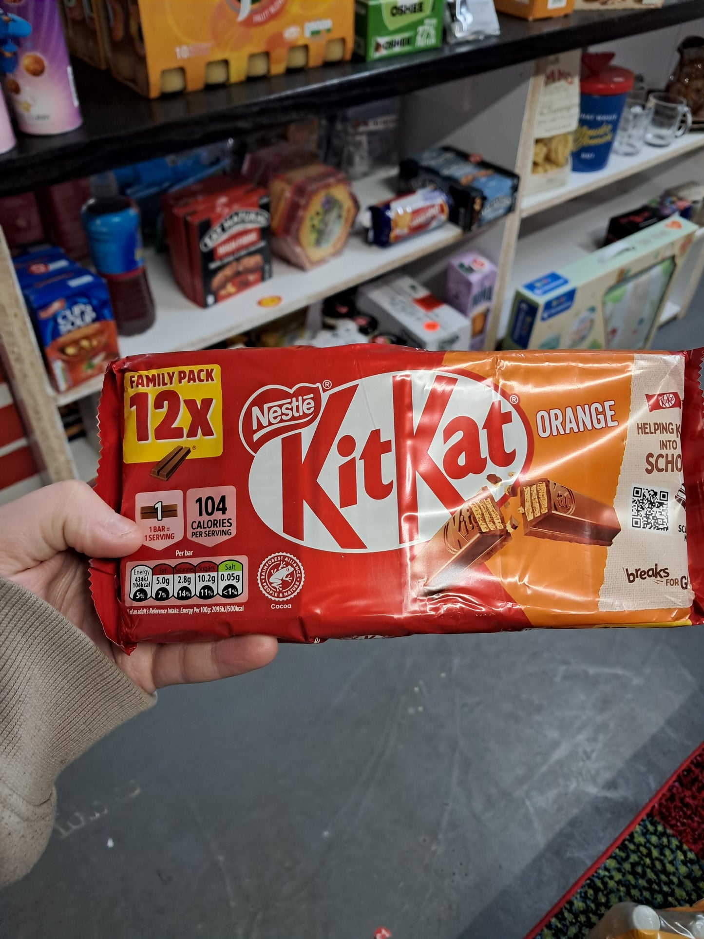 Kitkat orange 12pk