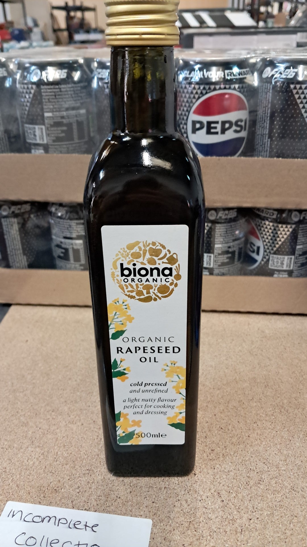 Biona organic rapeseed oil 500ml
