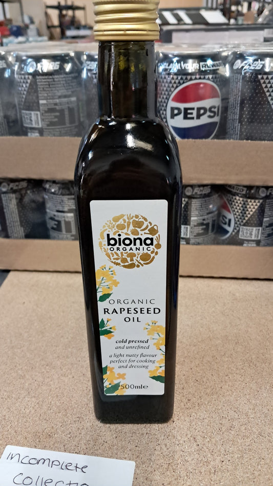Biona organic rapeseed oil 500ml