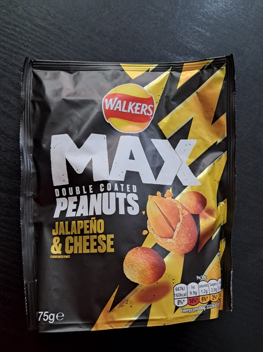 Max double coated peanuts jalapeno and cheese