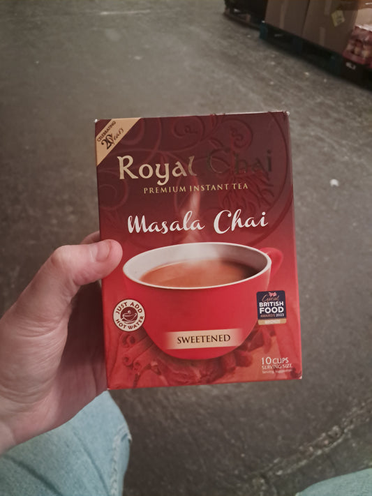 Masala chai sweetened