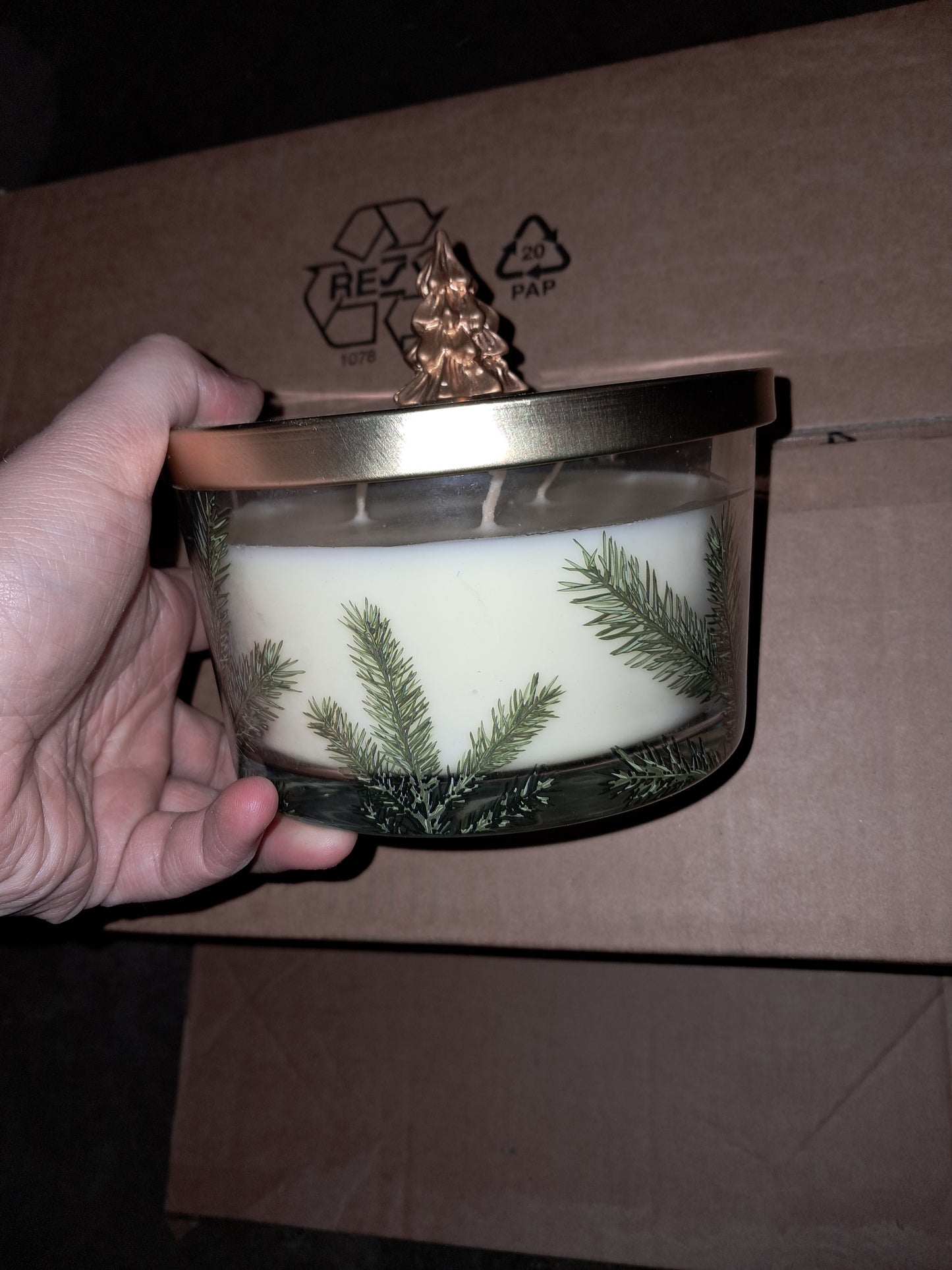 Seasonal gift co jumbo candle( no outer packagin)