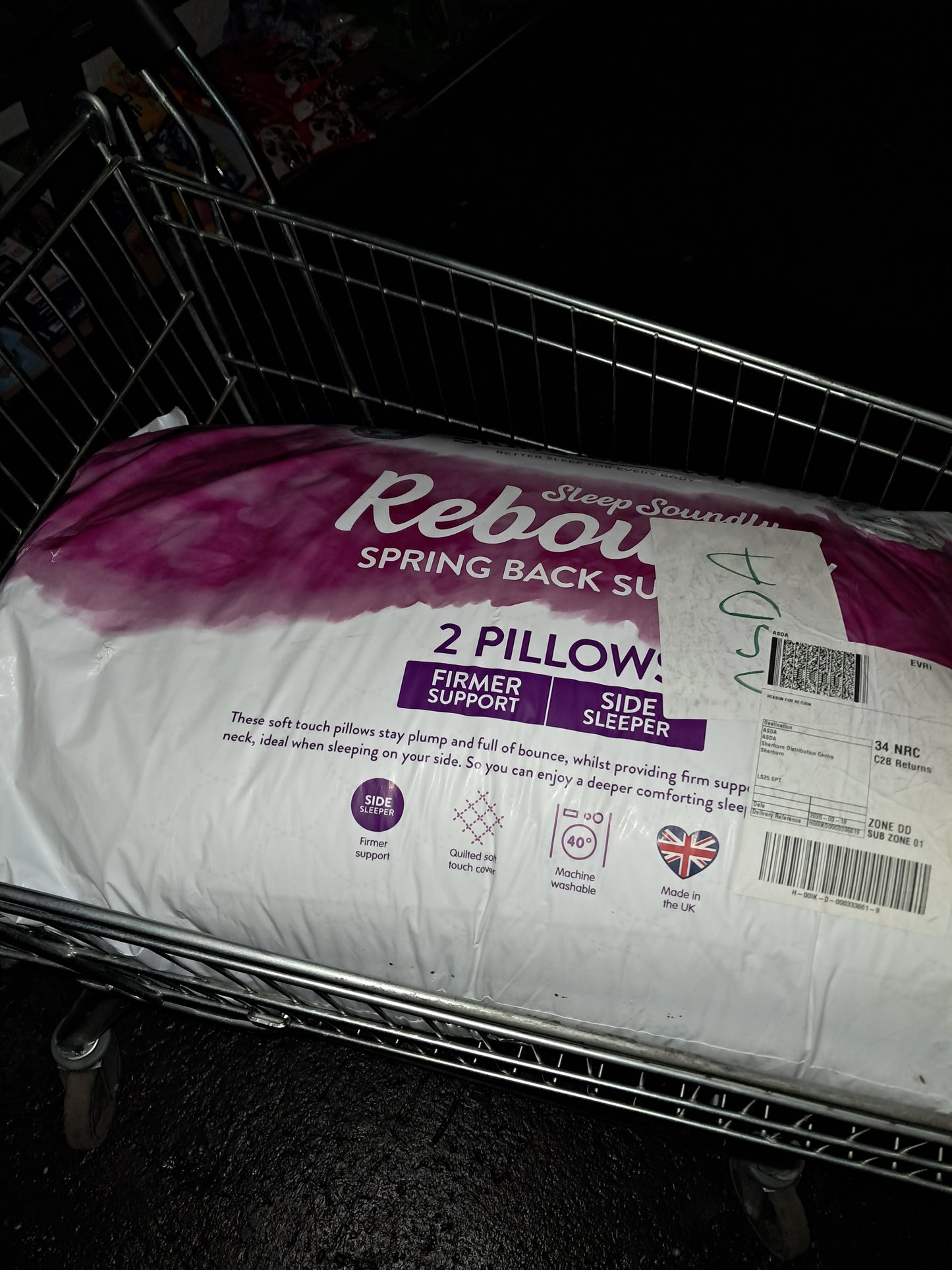 Slumberdown rebound pillows