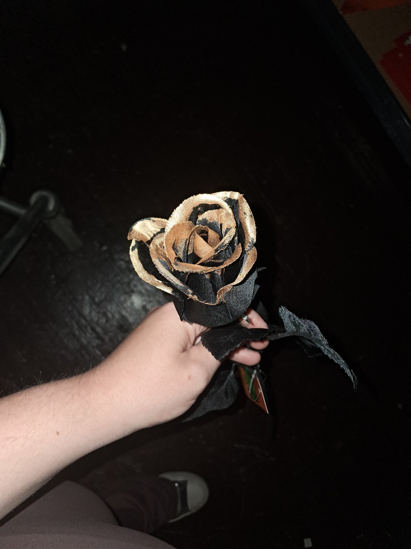 Spooky single rose