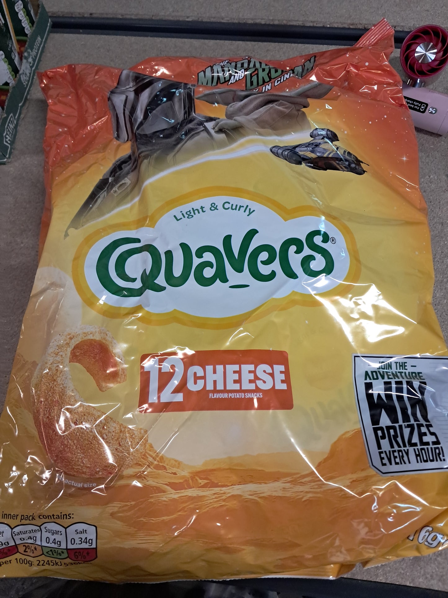 Quavers 12 pack cheese