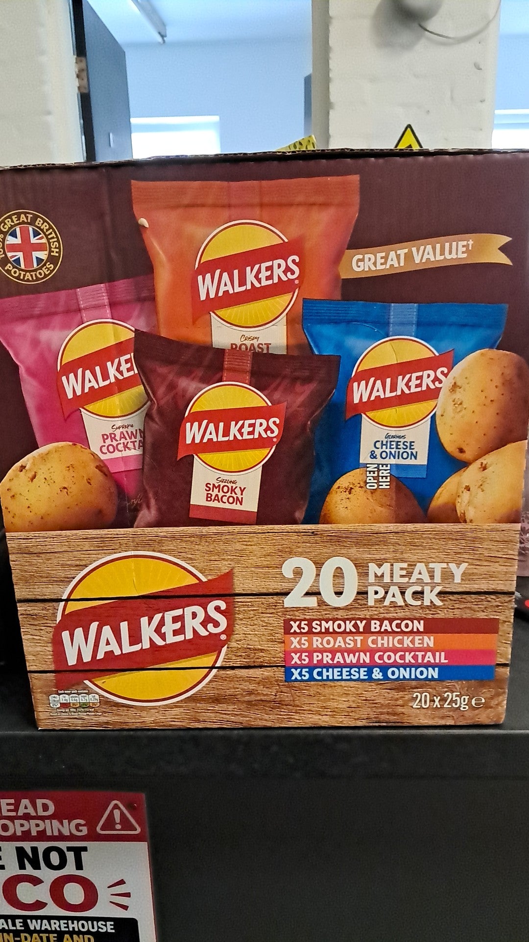 Walkers 20 meaty pack (damaged boxes)
