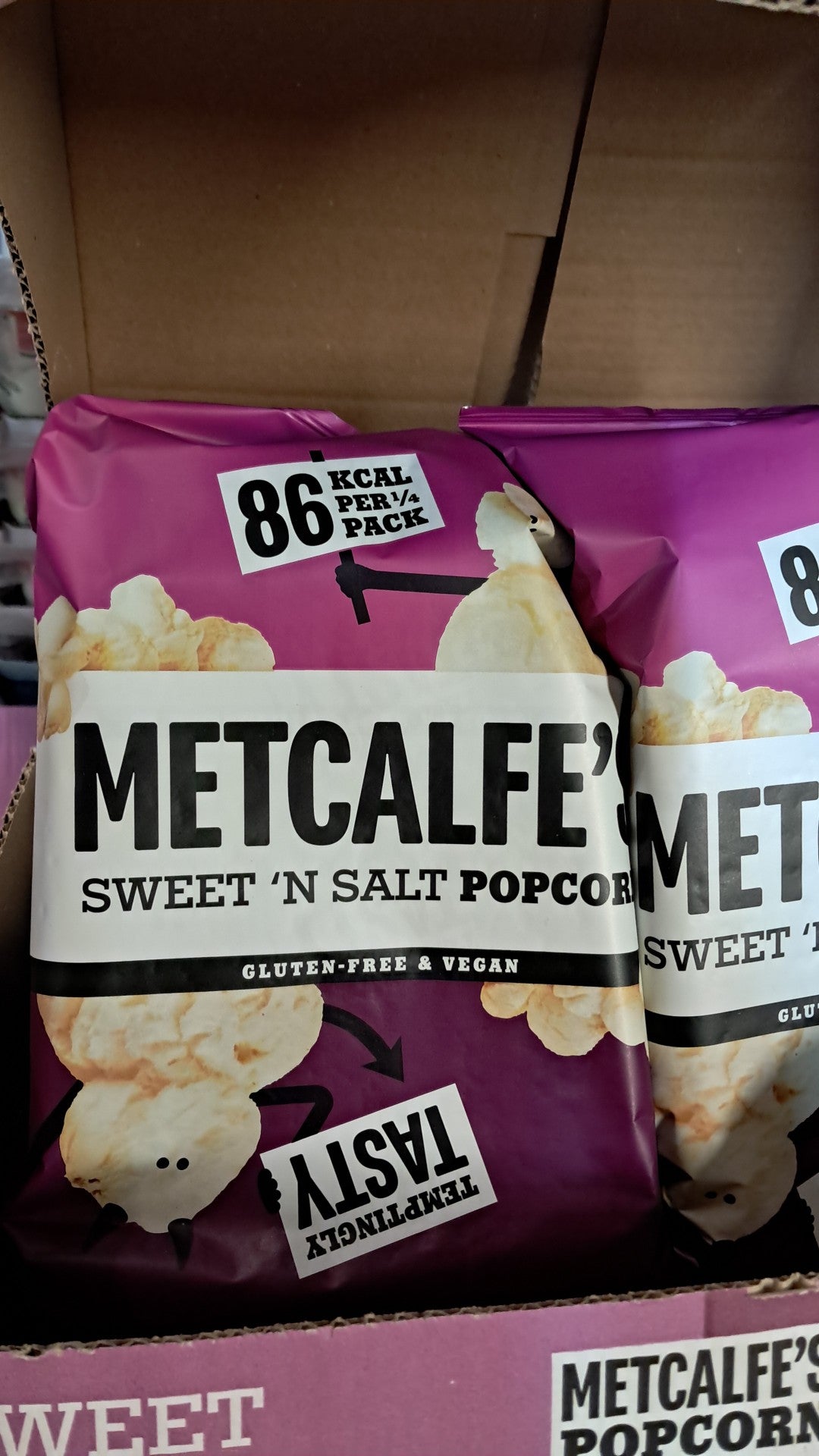 Metcalfes popcorn sweet n salt 8 x 80g