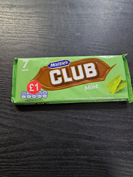 Mcvities club mint 7bars