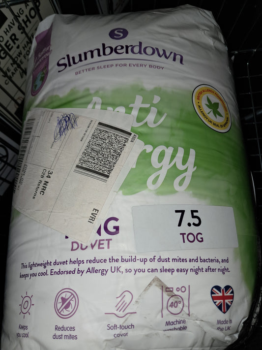 Slumber down anti allergy king duvet 7.5tog