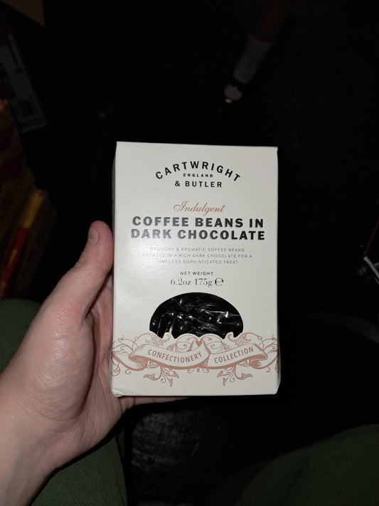 Coffee beans in dark chocolate