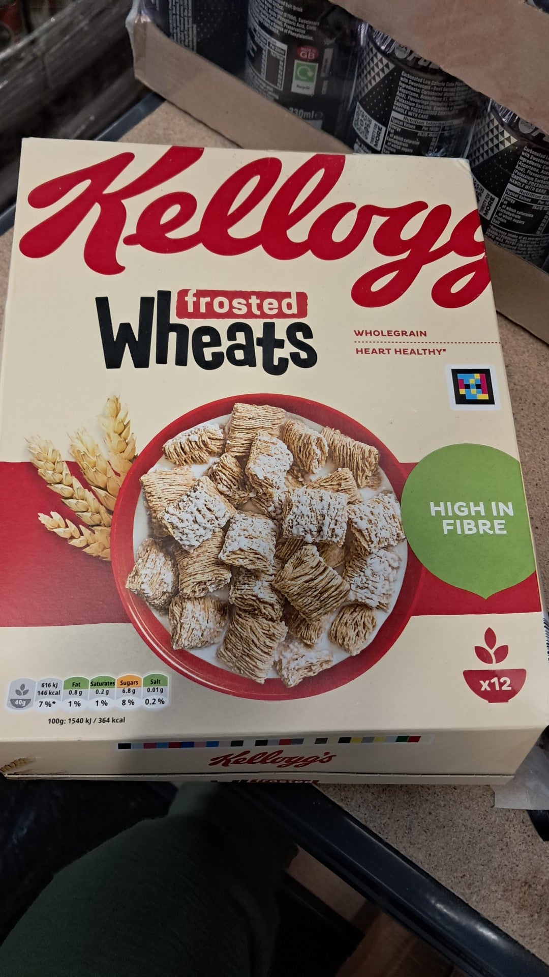 Kelloggs frosted wheats
