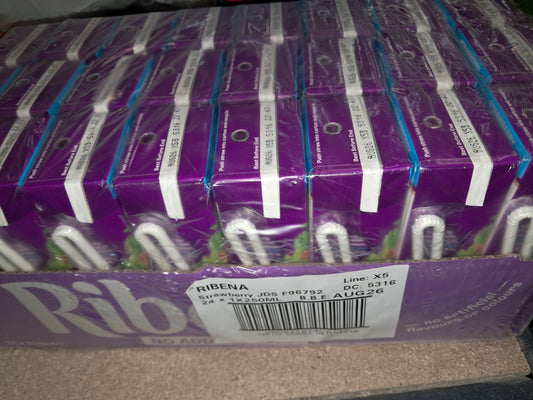 Ribena strawberry 24 case