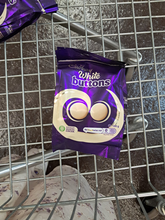 Cadbury white bttons