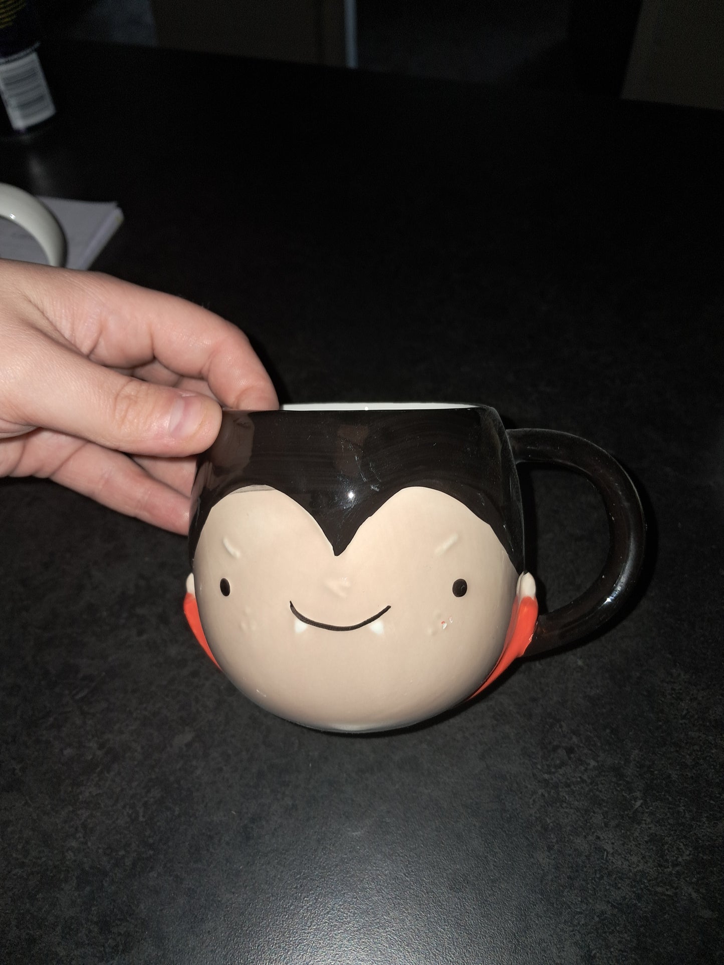 Dracula mug ( tiny chip on cheek)
