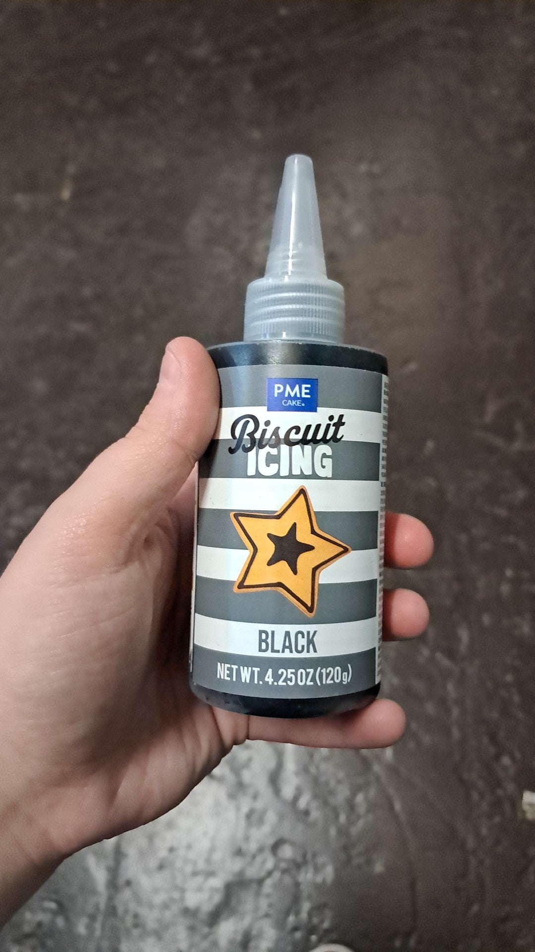 PME cakes biscuit icing black 120g