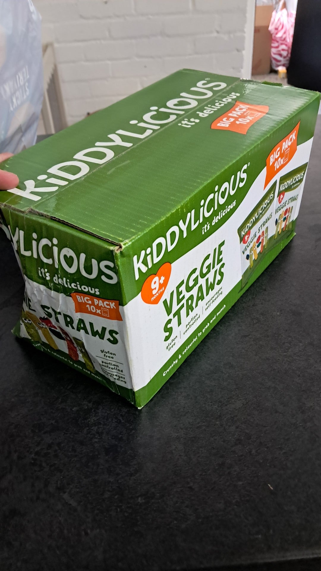 Kiddylicious 10x packs veggie straws