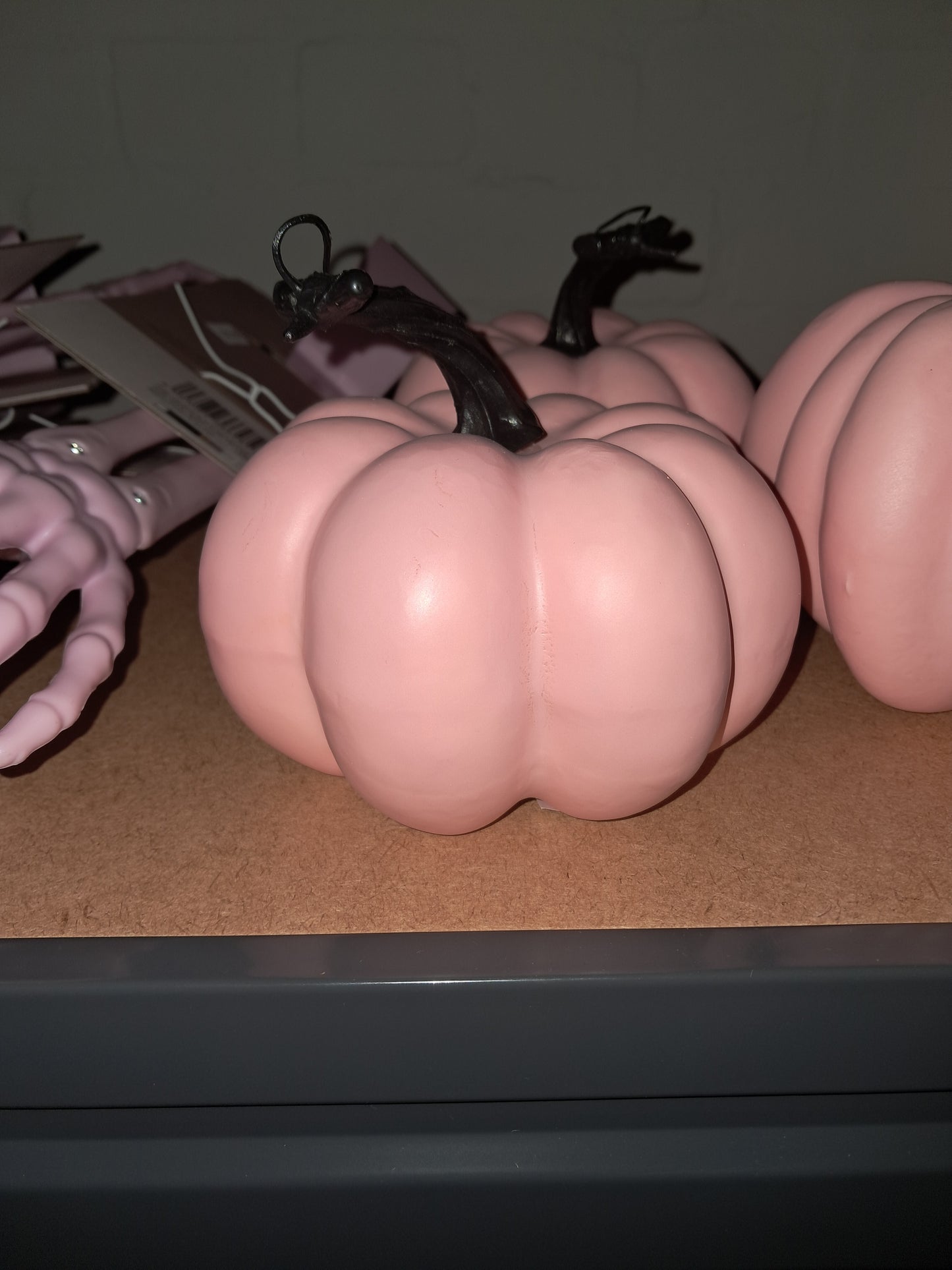 Small plastic pink pumpkin stacey solomon