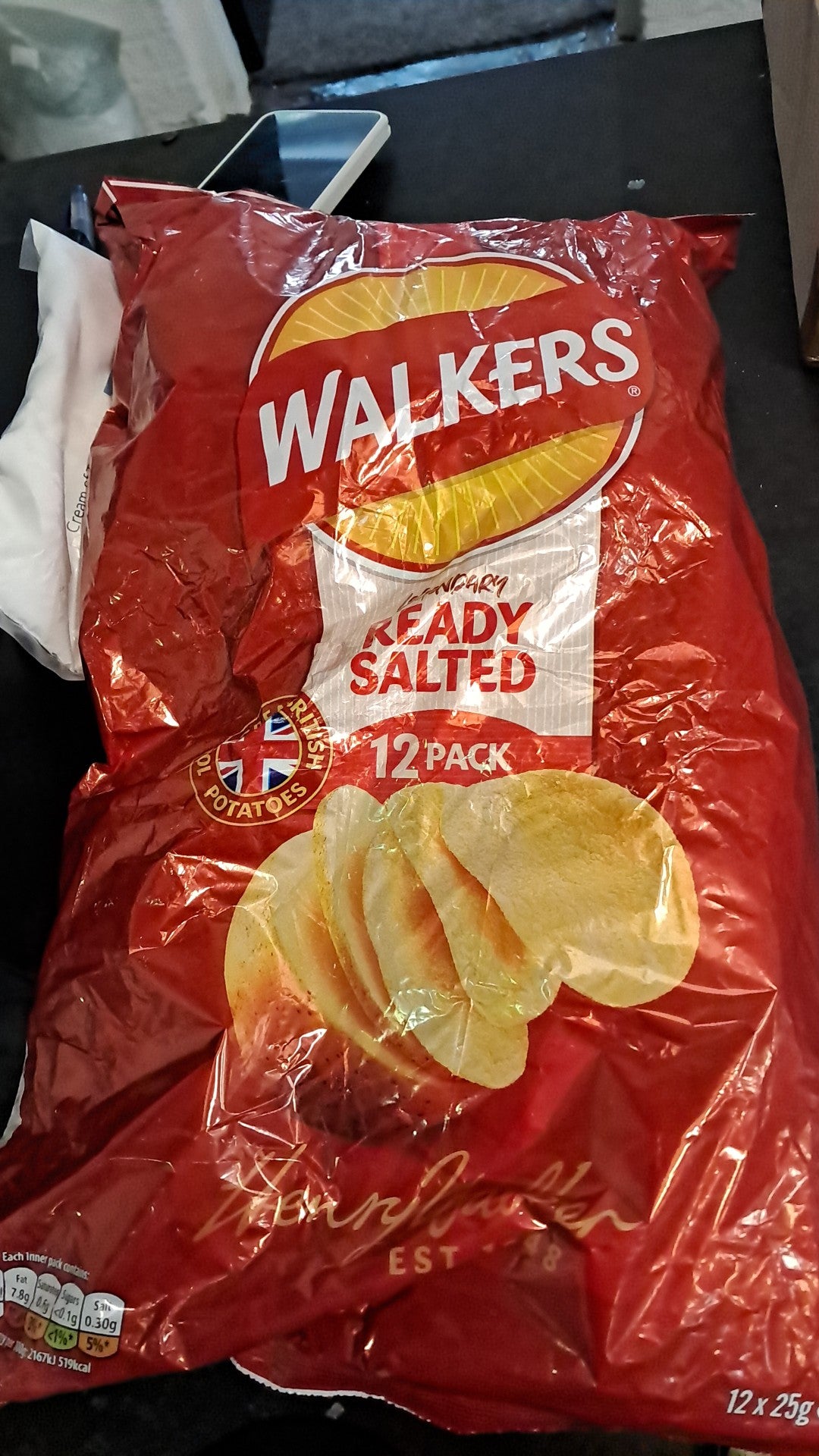 Walkers ready salted 12 pack