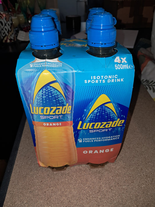 Lucozade sport orange 4 pack