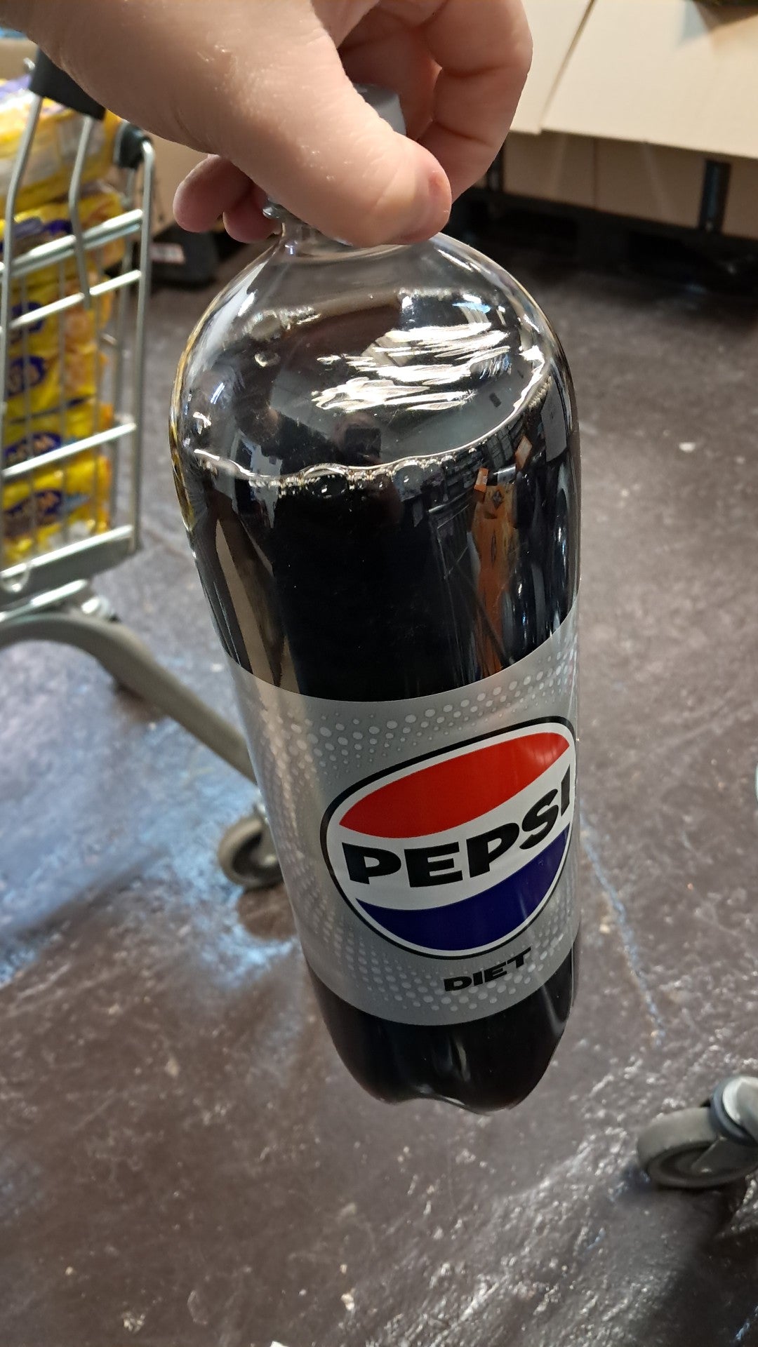 Diet pepsi bottle 2L