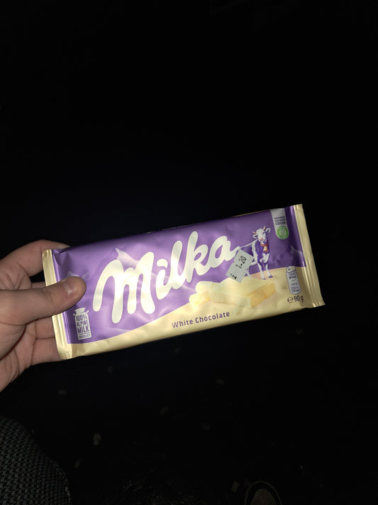 Milka white chocolate
