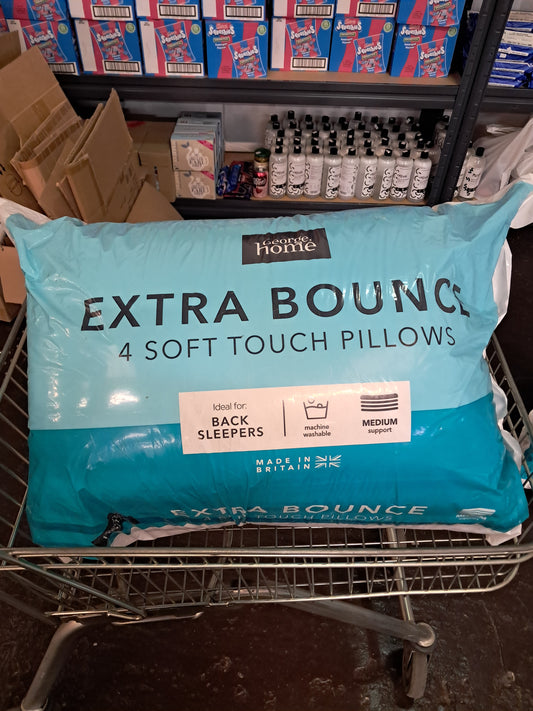 George home extra bounce 4 soft touch pillows