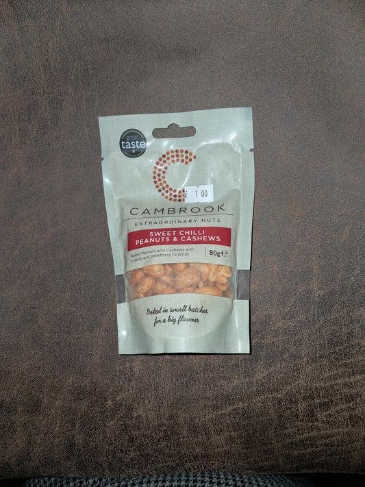 Cambrook sweet chili peants and cashews