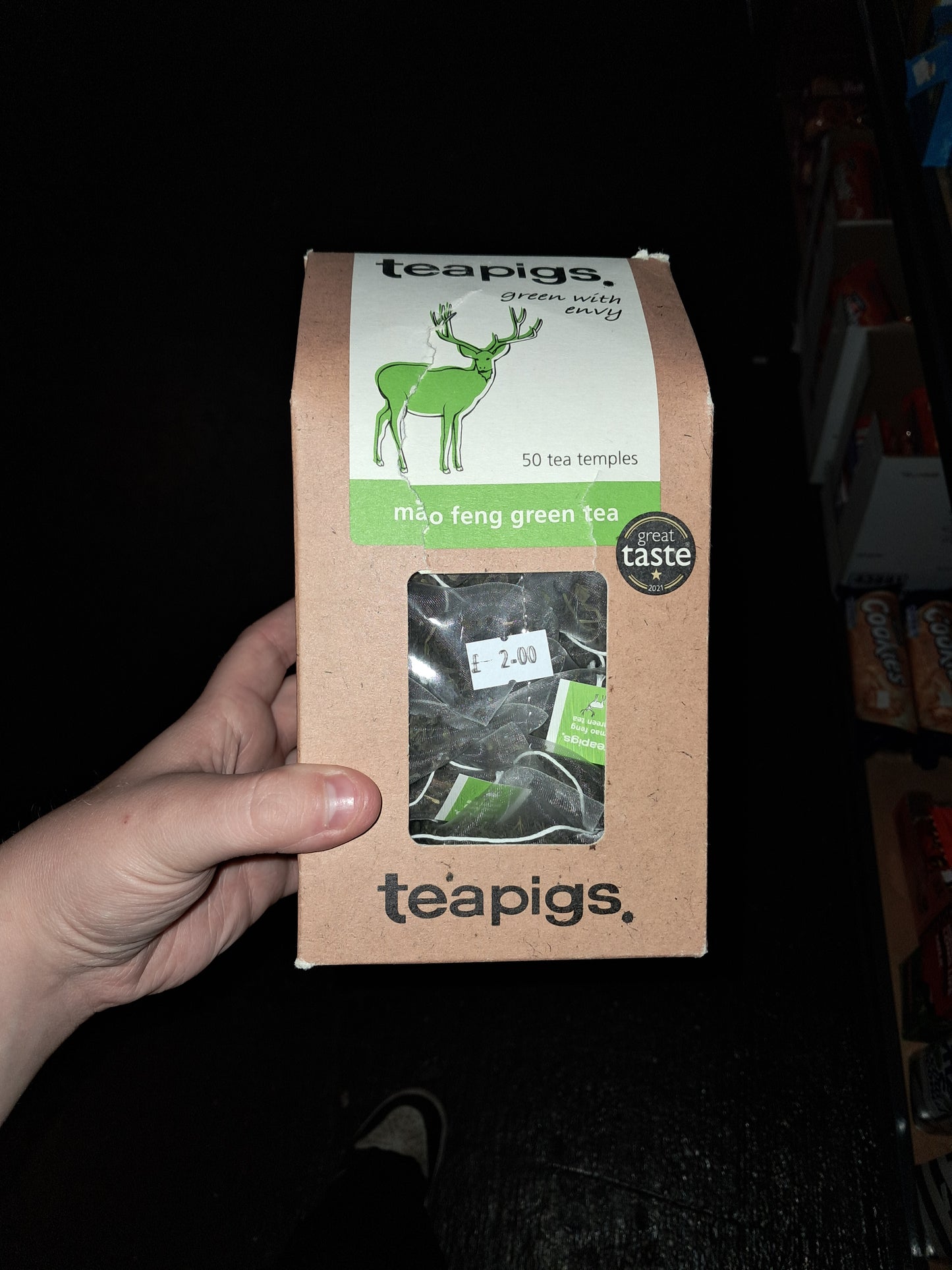 Tea pigs green tea